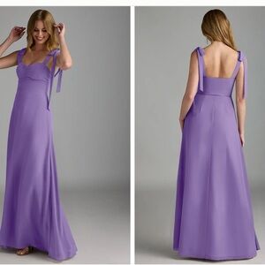 Azazie Purple Bridesmaid Gown